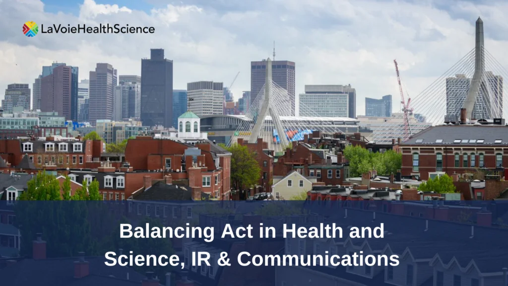 Balancing Act in Health and Science, IR, & Communications