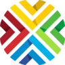 LaVoie colored accent logo shape